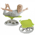 thumbnail image 1 of Pirecart Spinning Chair for Autistic Kids, Fish-Shaped Sensory Swivel Chair W/ Training Body Coordination & Upgraded Base Sit, 360° Sit and Spin Toys, Green, 1 of 10