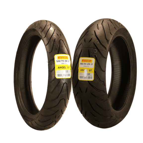 Pirelli 1868400 120/70ZR-17F Angel ST & Pirelli 2068800 Angel ST 190/55ZR-17