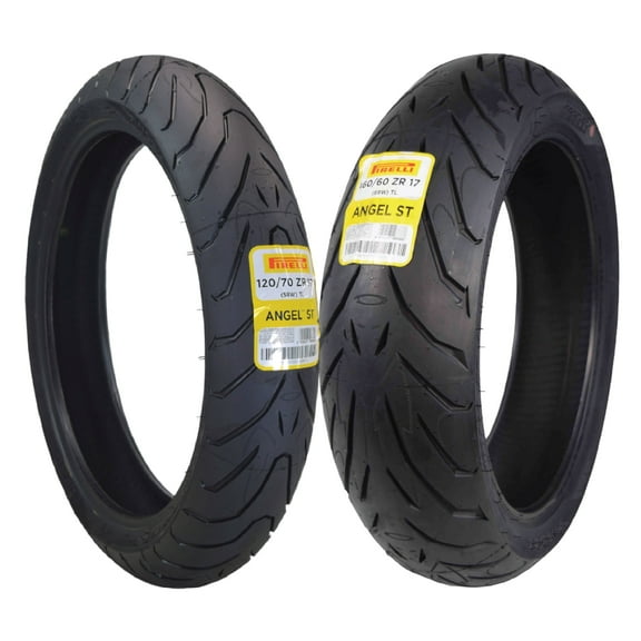 Pirelli Angel ST Front & Rear 120/70ZR17 & 160/60ZR17 Sport Touring Motorcycle Tires