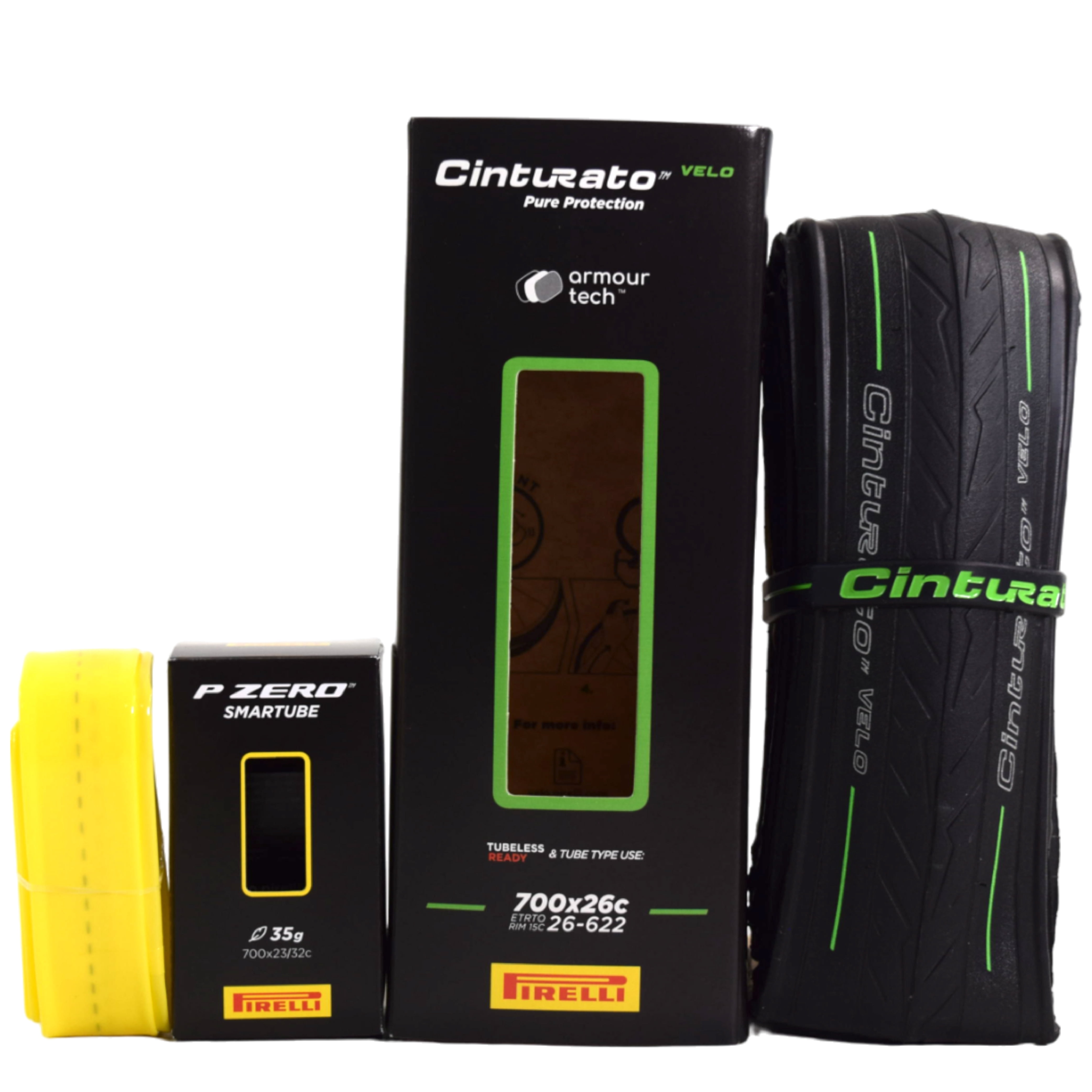 PIRELLI CINTURATO VELO TLR 700x26c ２本セット Pirelli Cinturato Velo TLR 26-622 (700 x 26c) Road Bicycle Tire