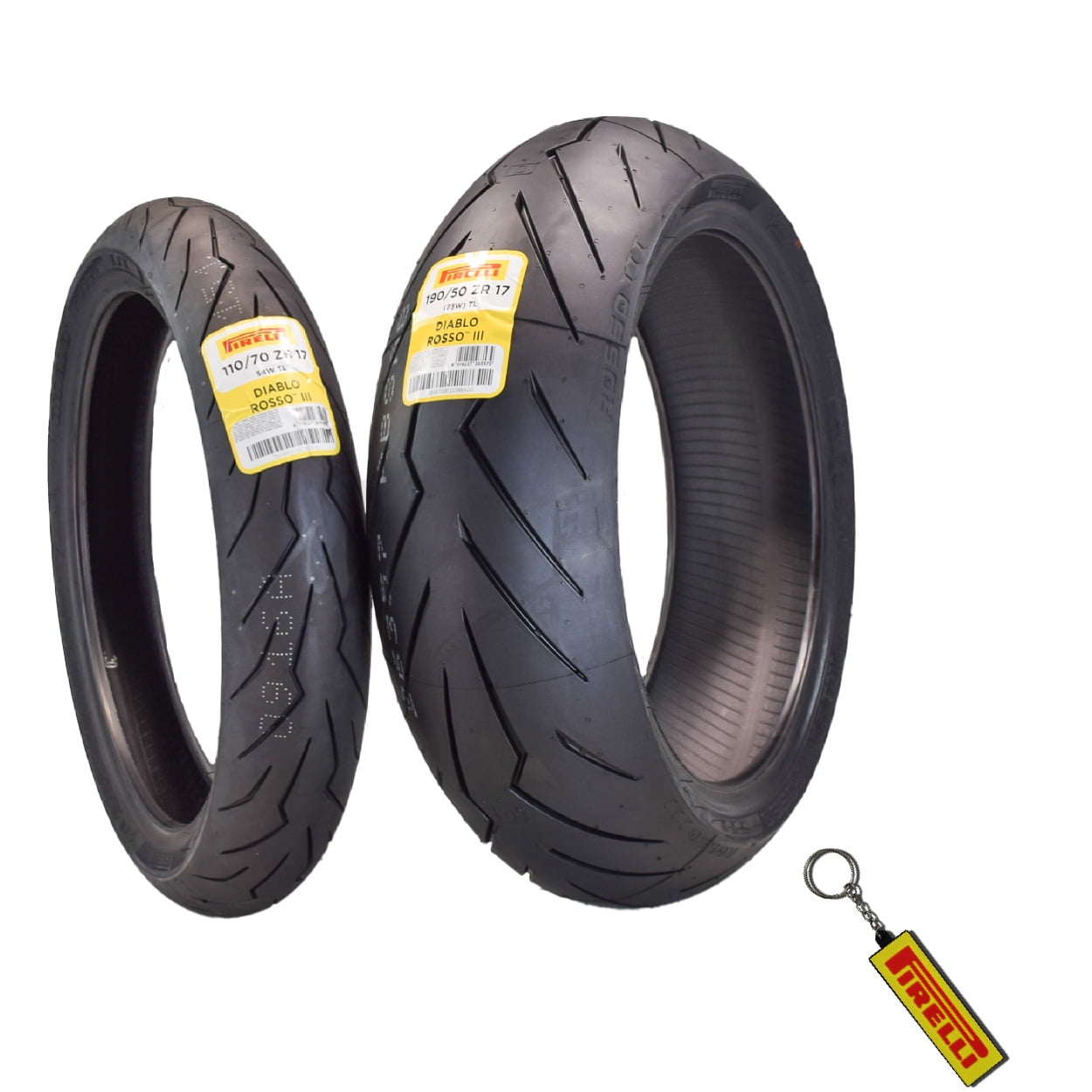 PIRELLI DIABLOROSSOⅢ 110/70R17 150/60R17 Pirelli Diablo Rosso III 110/70 ZR17 Front & 150/60 ZR17