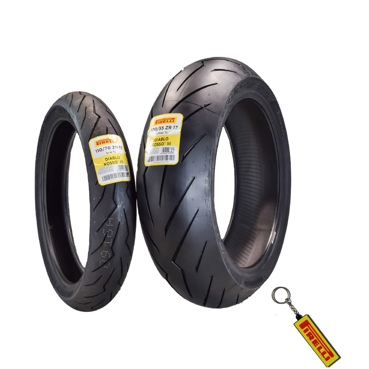 PIRELLI DIABLO ROSSO III 110 70R17 M C 54H TL フロント 