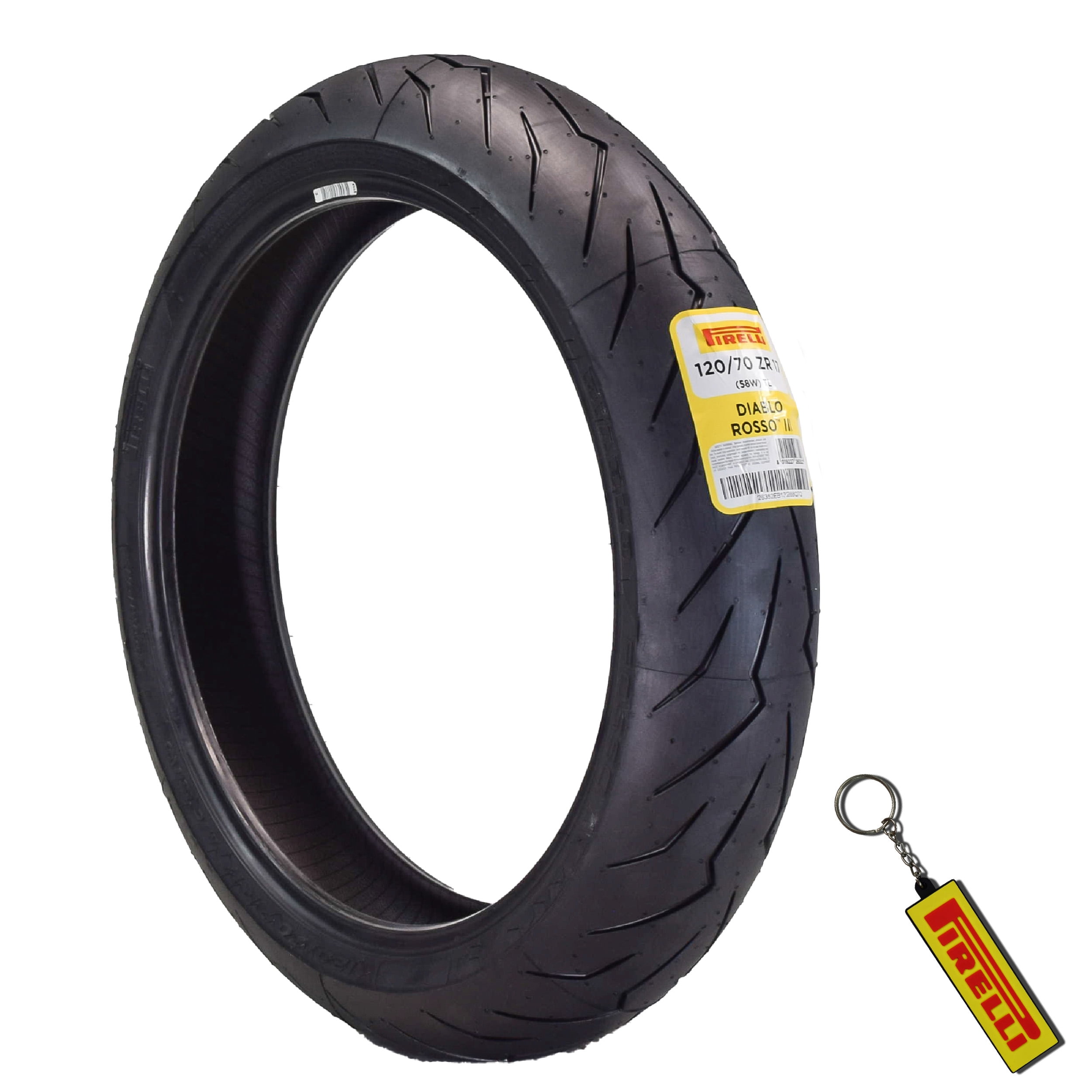 Super Moto Wheels Pirelli Diablo Rosso - 120/80-14 Front Tire For