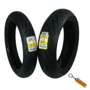 Pirelli Diablo Rosso III 120/70ZR17 160/60ZR17 Front & Rear Motorcycle Tire Set 120/70-17 160/60-17