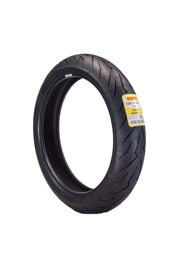 Diablo Rosso III 120/70ZR17 58W Rear Motorcycle Tire - High Performance, Durable, & Reliable Tire for Sport/Street Bikes with Keychain