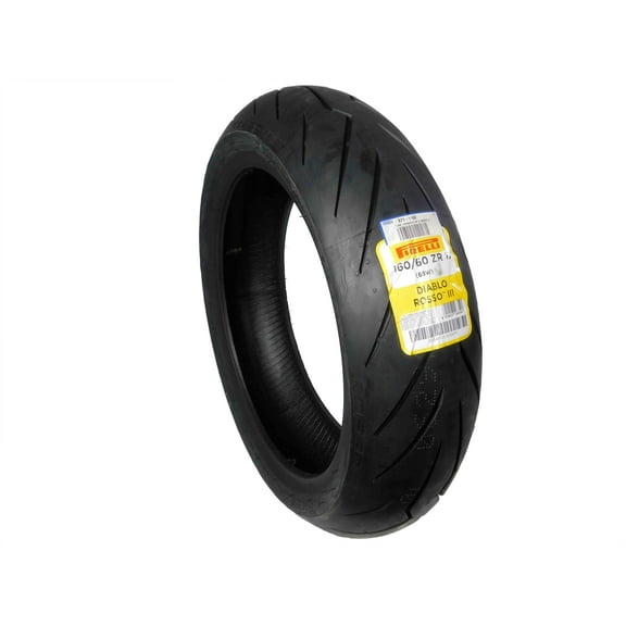 Pirelli Diablo Rosso III 160/60ZR17 69W Rear Motorcycle Tire - High Performance, Durable, & Reliable Tire for Sport/Street Bikes with Keychain