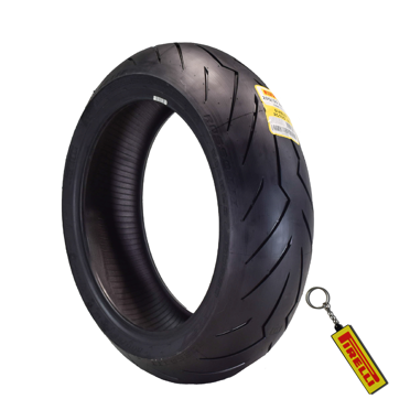 Pirelli Diablo Rosso 3 Rear Motorcycle Tire – 180/55ZR-17 (73W) – Model 2635500