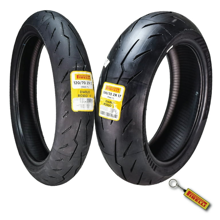 Pirelli Diablo Rosso IV Street Sport 120/70ZR17 190/55ZR17 58W 75W