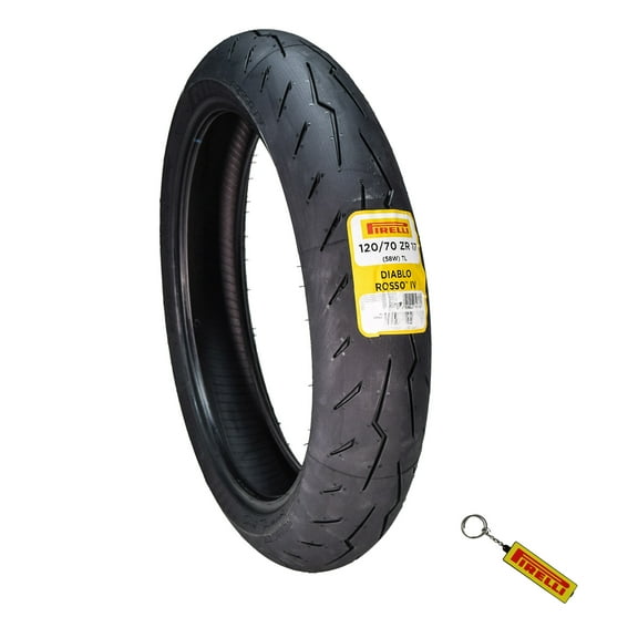 Pirelli Diablo Rosso IV Street Sport 120/70ZR17 58W TL Front Motorcycle Tire 120/70-17 Rosso 4