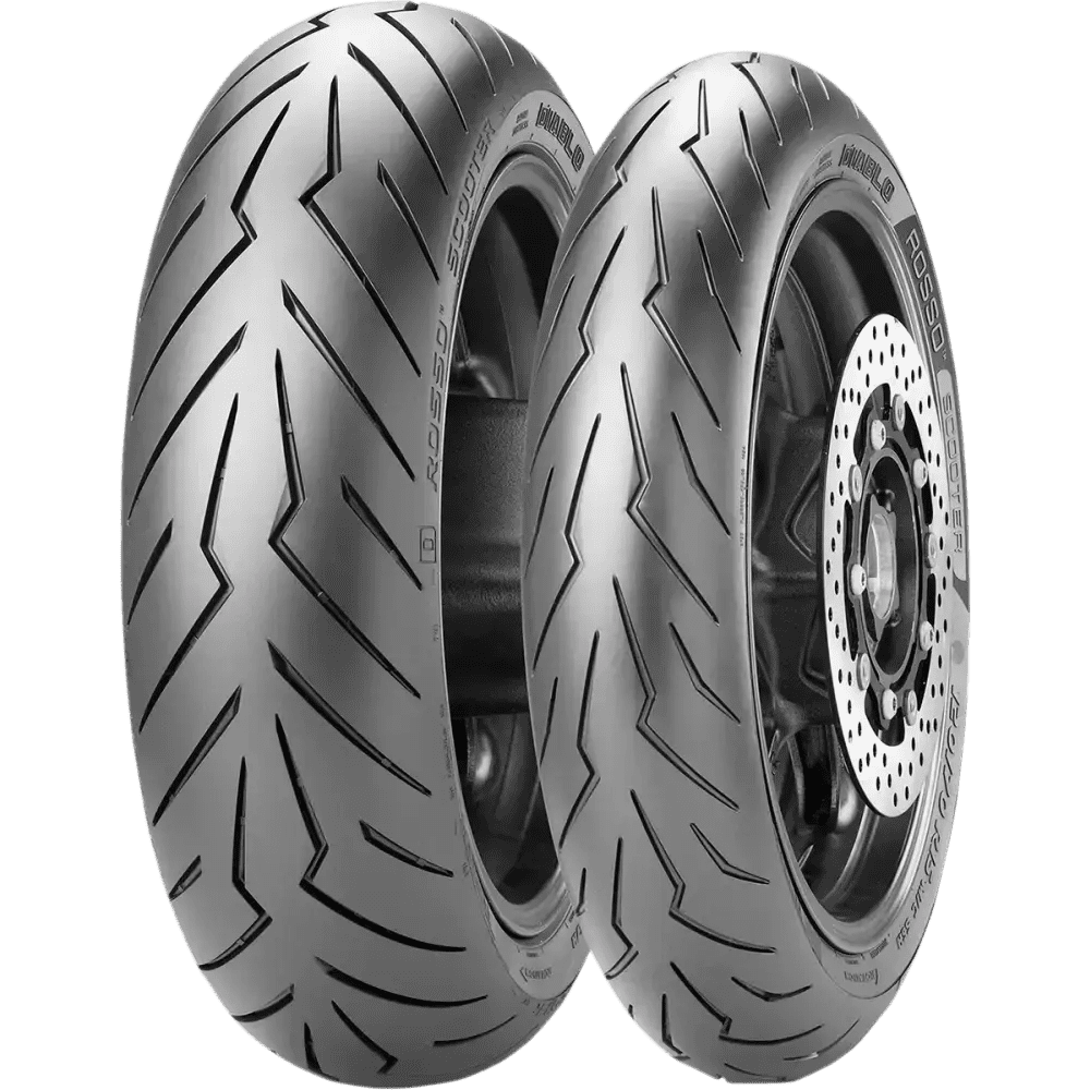 Pirelli Diablo Rosso High-Performance Scooter Front Tire - 120/70R-17 ...