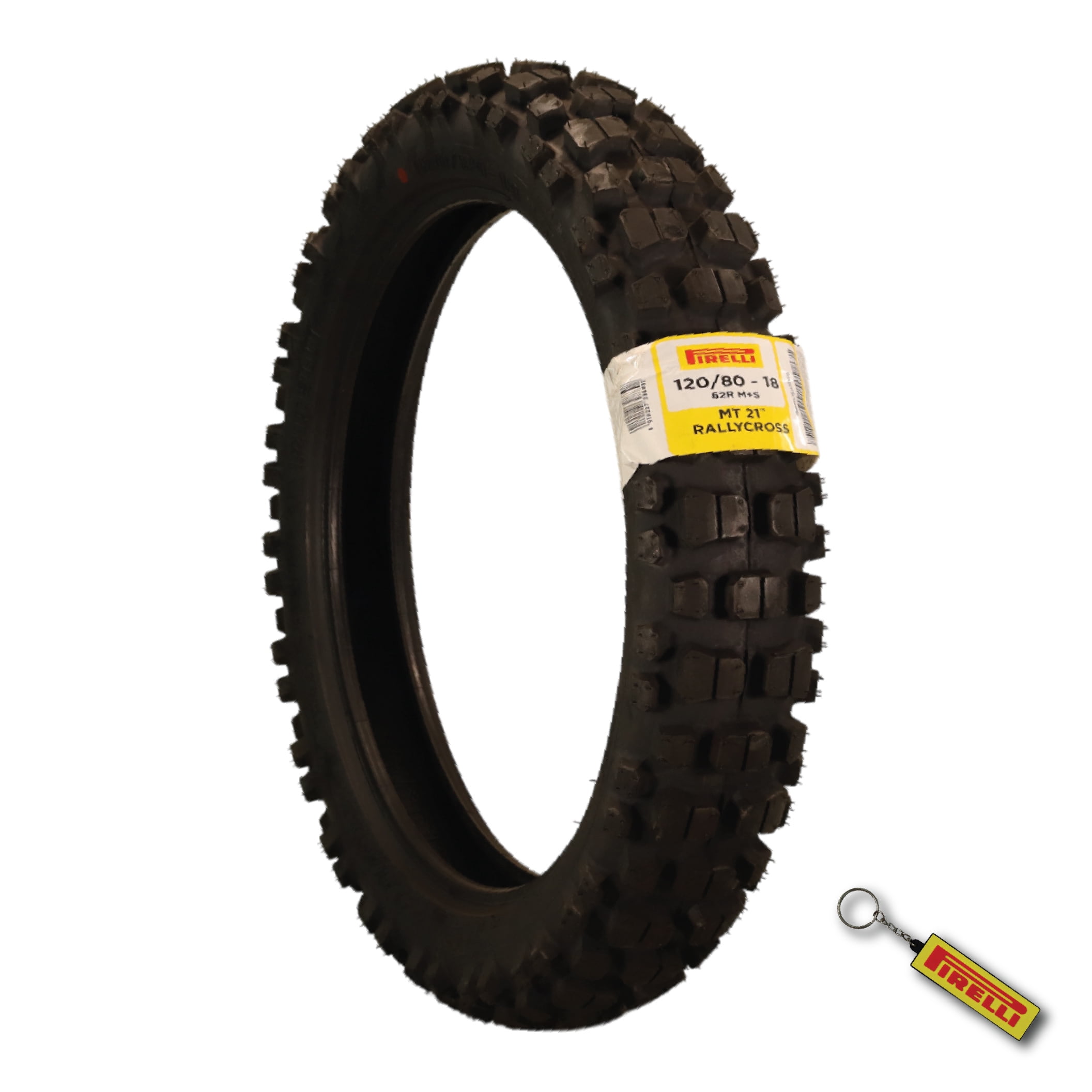 Pirelli MT 21 Rallycross 120/80-18 Rear Motorcycle Tire - DOT Approved ...