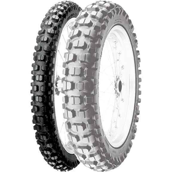 Pirelli MT21 Rallycross Dual Sport Front Motorcycle Tire 90/90x21 (54R) Tube Type Compatible With Sherco 450 SEF Six Days 2018