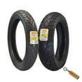 thumbnail image 1 of Pirelli Night Dragon Tire Set: 110/90-19 M/C 62H TL Front & Night Dragon GT 160/70B17 M/C 79V REINFTL Rear Cruiser Motorcycle Tires - Superior Traction & Handling w/ Keychain, 1 of 11