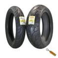 thumbnail image 1 of Pirelli Night Dragon Tire Set: 130/80B17 M/C 65H TL Front & 200/55R17 M/C 78V TL Rear Cruiser Motorcycle Tires - Superior Traction & Handling for High-Performance Cruisers with Keychain, 1 of 11