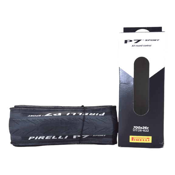Pirelli P7 Sport 26-622 (700x26c) Road Bike Tire - All-Round Performance - Durable Everyday Tire - 60tpi TechBELT Casing & Pro Compound for Control, Comfort & Handling