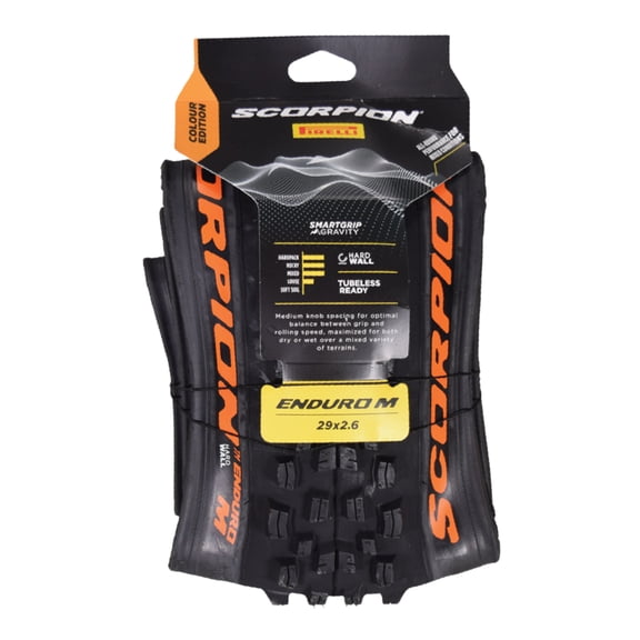 Pirelli Scorpion Enduro M 29x2.6 Orange Color Edition Tubeless Mountain Bicycle Tire