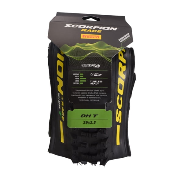 Pirelli Scorpion Race DH T Tire - 29 x 2.5, Clincher, Wire, Yellow Label Team Edition, DualWALL+, SmartEVO DH