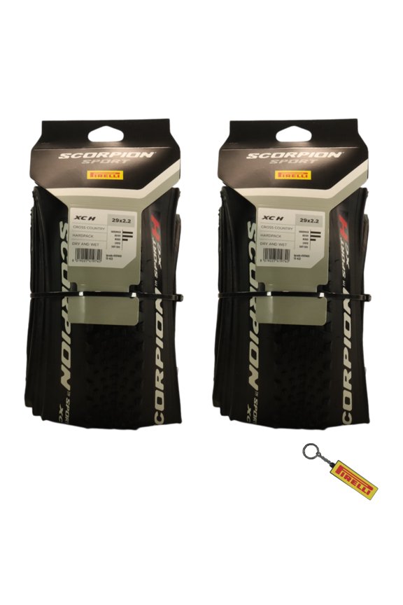Scorpion Sport XC H 29X2.2 Folding Tire for Mountain Bike w/Keychain-2pk