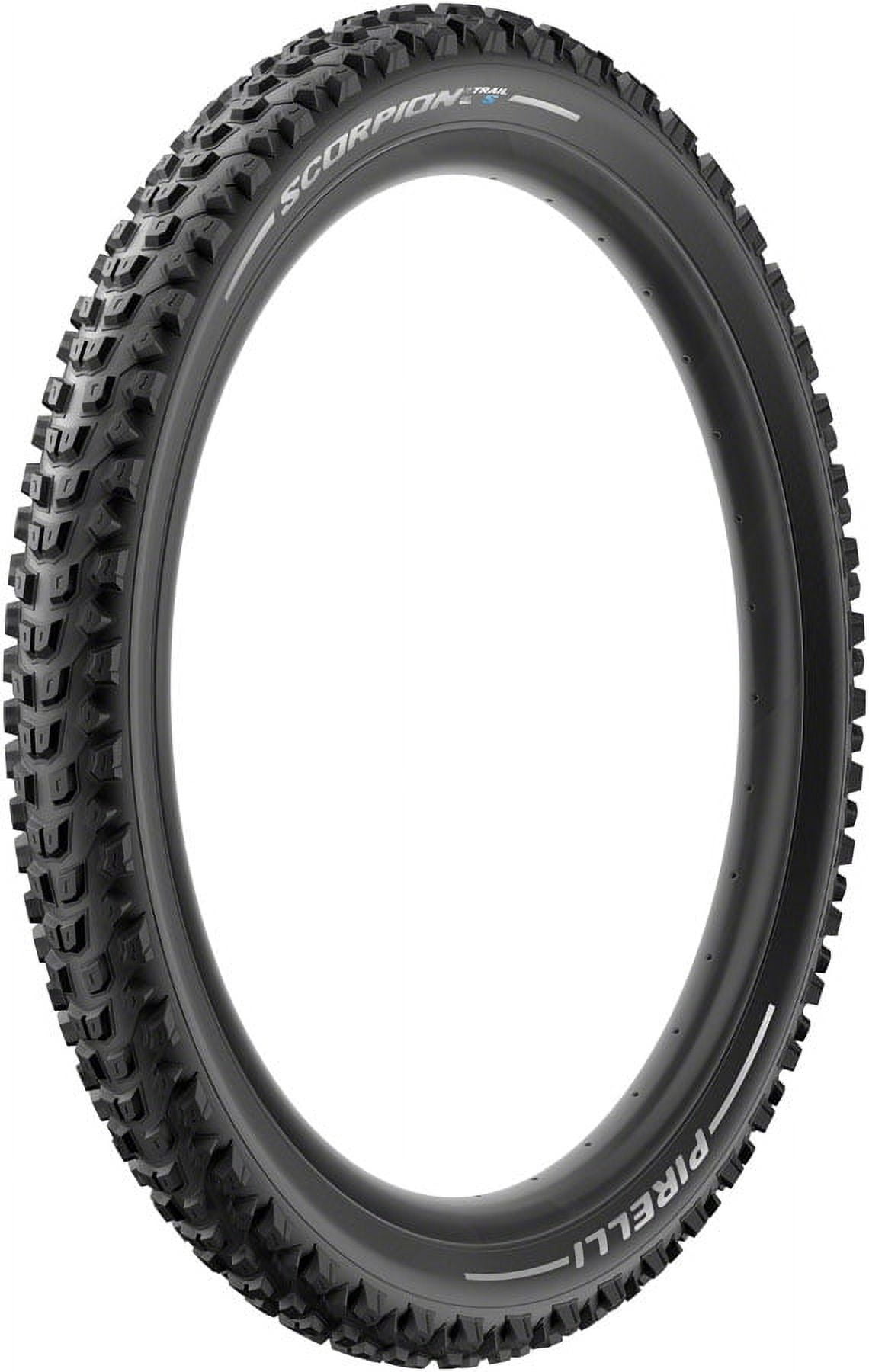 Pirelli Scorpion MTB S Tire – 29” X 2.40” Folding, Tubeless Ready, Black, For Soft Terrain Mountain Biking