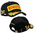 thumbnail image 1 of Pirelli Unisex Adult Podium 1st Place  Champion Cap Black Adjustable Strapback Hat, 1 of 4