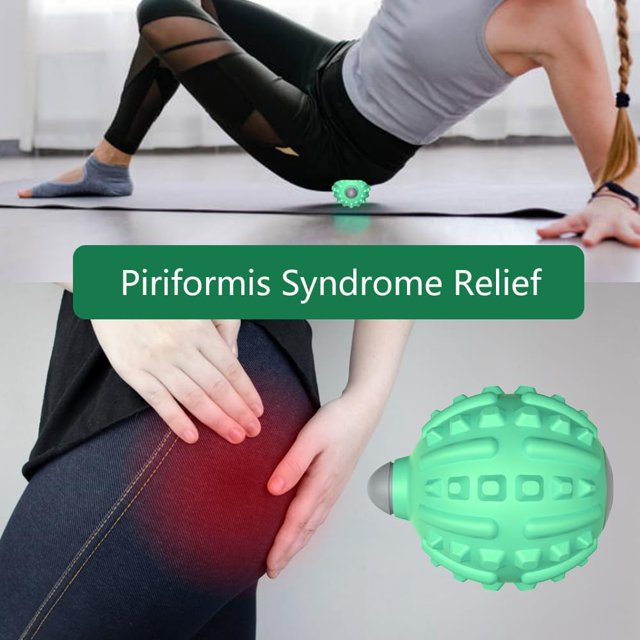Piriformis Ball 2.5'' Trigger Point Release And Deep Tissue Massage Relief