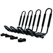 Piripara High Durability Kayak J-Bar Rooftop Automotive Racks, 4 Count