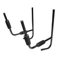 thumbnail image 1 of Piripara Wall Mounted Folding Kayak Rack Storage, Gloss Black Steel, 100lb Capacity, 1 of 10