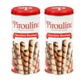 thumbnail image 1 of Pirouline Rolled Wafers - JMS2&nbsp;Chocolate Hazelnut - Rolled Wafer Sticks, Crème Filled Wafers, Rolled Cookies for Coffee, Tea, Ice Cream, Snacks, Parties, Gifts, and More - 3.25oz Tin 2pk, 1 of 3