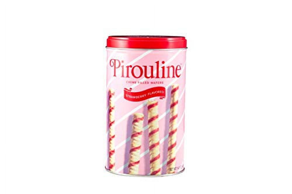 Pirouline Rolled Wafers, Strawberry, 14 oz