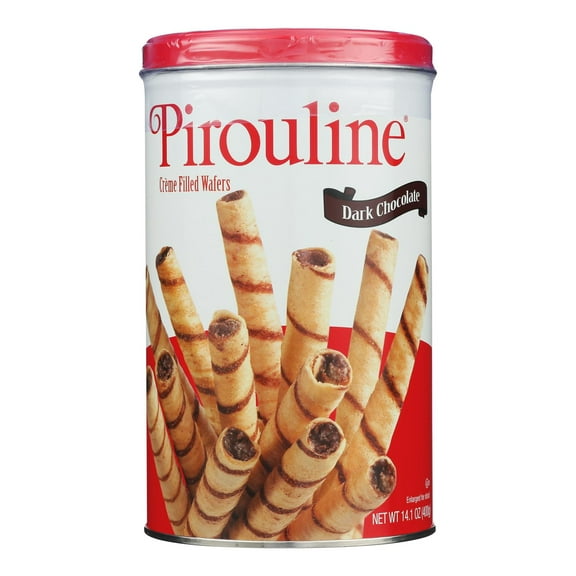 Pirouline Wafer Filled with Dark Chocolate, 14 oz, 6 Pack
