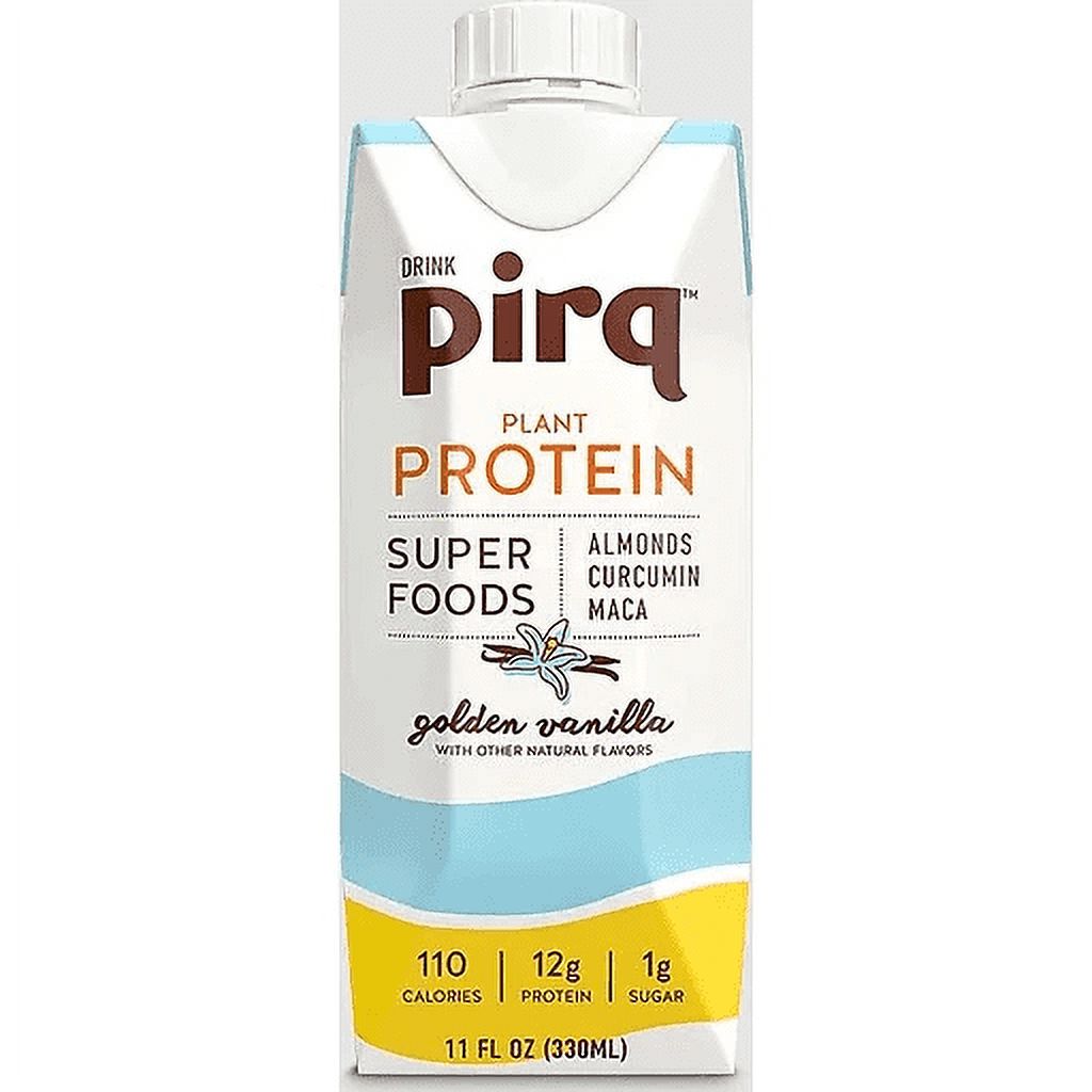 Pirq PlantBased Protein Shake Golden Vanilla 11 Oz Each / 4 Pack