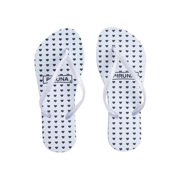 Piruna® Women’s Flip Flops – Heart Point Design – Made in Brazil