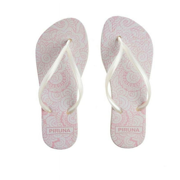 Piruna Women's Flip Flop Sandal Mandala Mandala Pink
