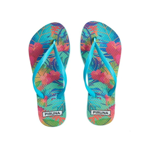 Piruna Women's Flip Flop Sandal Spring Hibiscus
