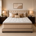 thumbnail image 1 of Pirwab 12 inch Queen Hybrid Mattress in a Box,Cooling Memory Foam with Pocket Coils,Medium Firm,Pressure Relief,CertiPUR-US Certified, 1 of 12
