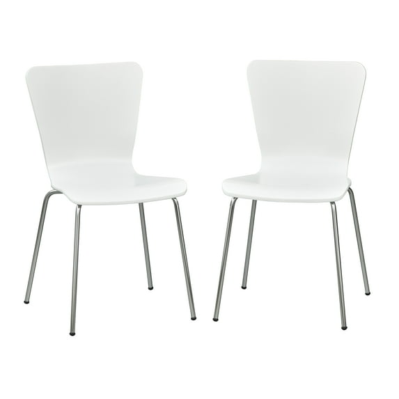 Pisa Bentwood Chair, Set of 2, White