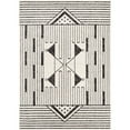 thumbnail image 1 of Pisa Black 6'7" x 9' Modern Rectangle Area Rug, 1 of 7
