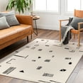 thumbnail image 1 of Pisa Cream/Black 7' x 9' Area Rug, 1 of 1