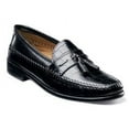 thumbnail image 1 of Pisa Florsheim Mens Black Shoes Crocodile Print Leather Slip On 18469-01, 1 of 7