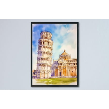 Pisa Italy Cityscape Travel Wall Decor Unframed Paper Print