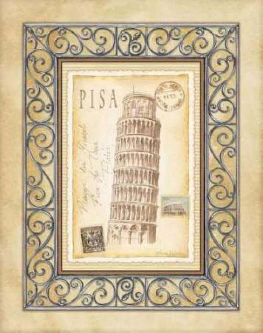 Pisa Postcard Canvas Art - Andrea Laliberte (24 x 30)