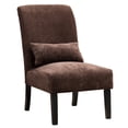 thumbnail image 1 of Roundhill Furniture Pisano Slipper Chair, Brown, 1 of 8