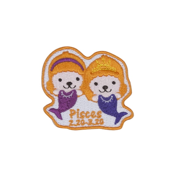 Pisce 2.20-3.20 Friendly Mermaid Touch Fastener Patch