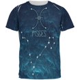 thumbnail image 1 of Pisces Constellation Abstract Water All Over Mens T Shirt Multi LG, 1 of 2