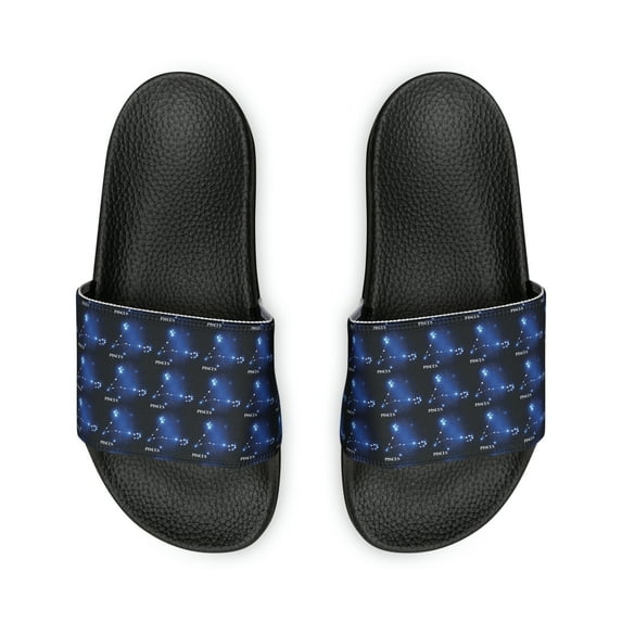 Pisces Constellation Men's PU Slide Sandals