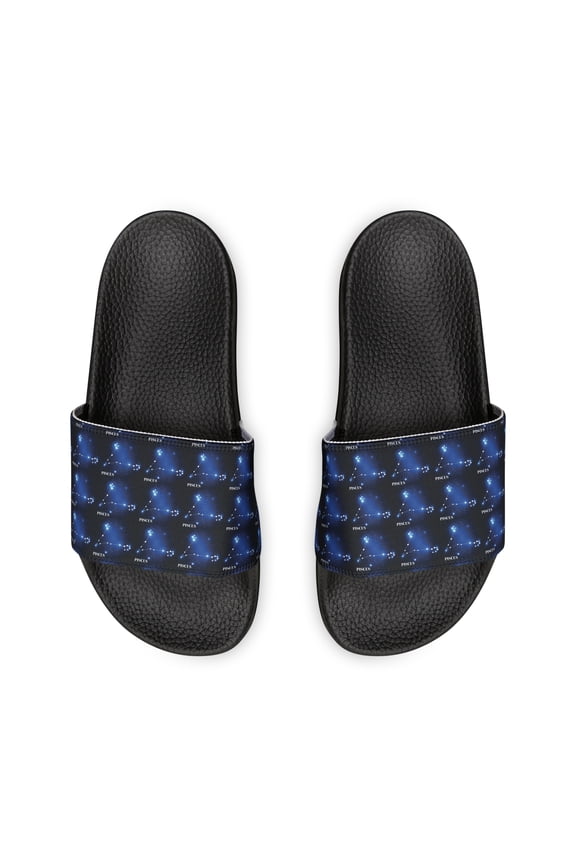 Pisces Constellation Men's PU Slide Sandals