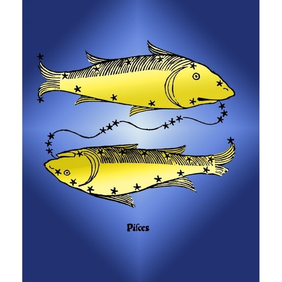 Pisces Constellation, Zodiac Sign, 1482 Poster Print by Science Source (18 x 24)
