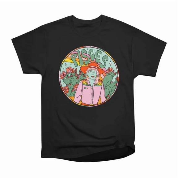 Pisces Cowgirl T-Shirt Tee Gift For Him Merch For Her Apparel For Friend