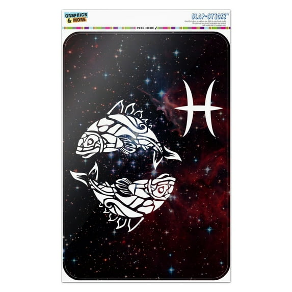 Pisces Fish Zodiac Sign Horoscope in Space Home Business Office Sign