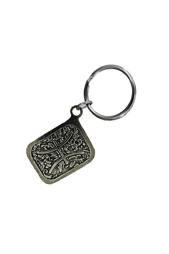 Pisces Keychain, Horoscope, Zodiac, Star Sign, L091KC Key Fob, Key Ring, Keys, Zipper Pull, Luggage Tag, Pewter, Backpack, Over 300 Keychains Designs, Handmade in the USA